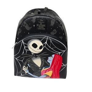 Loungefly Disney Nbc Nightmare Before Christmas Jack & Sally Mini Backpack Nwt
